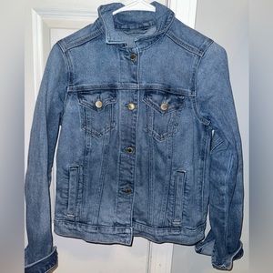 Light washed blue jean jacket